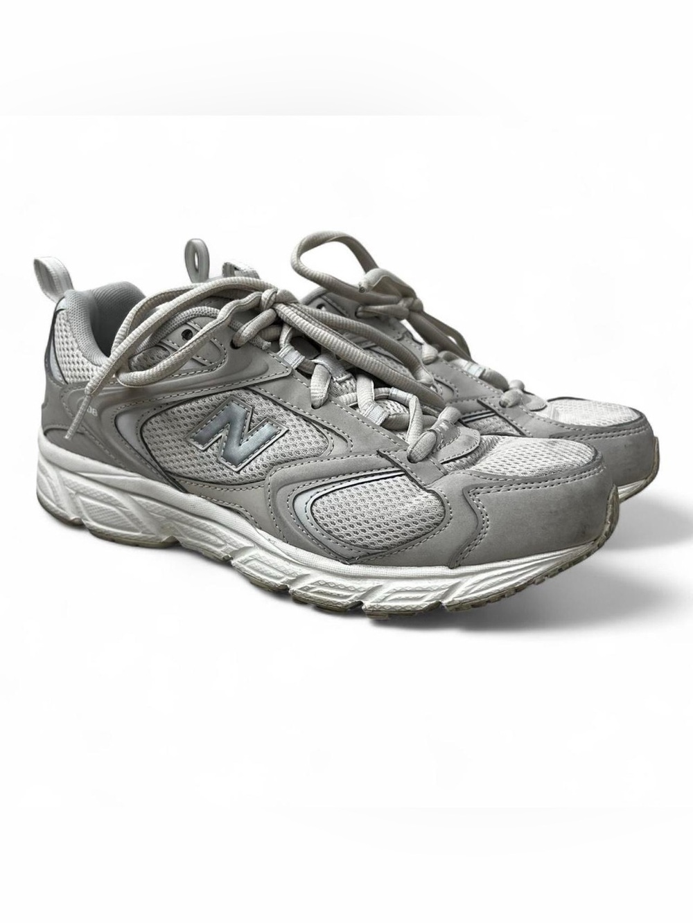 New Balance 408 grey beige lace up sneaker size women’s 9.5